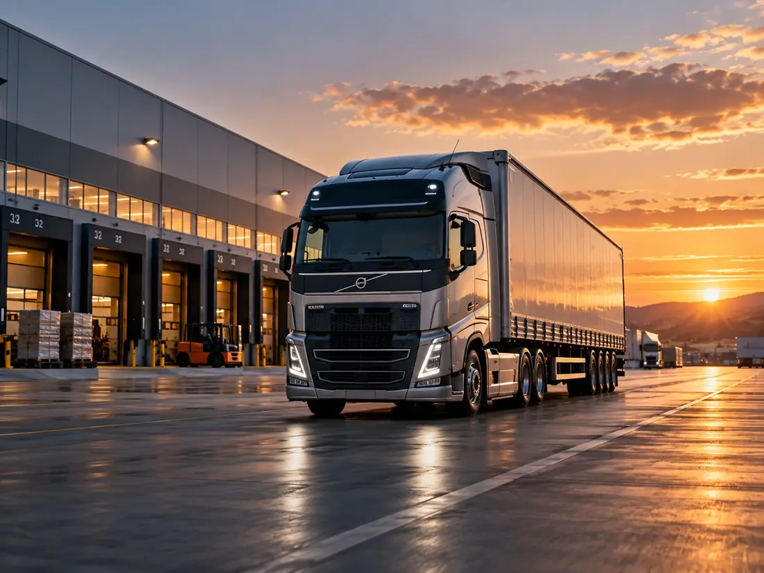 LKW im Bereich Transport und Logistik